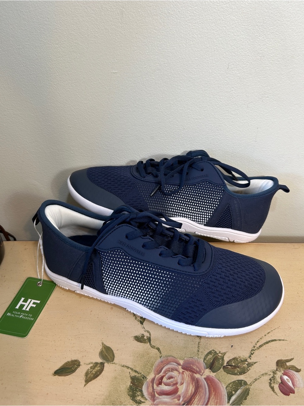 HIKE Footwear Healthy Freedom HF Navy Blue Sneakers NEW NWT